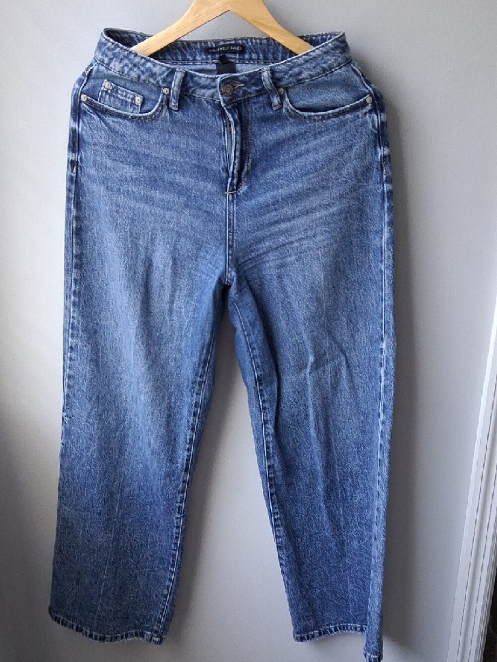 Sincerely Jules Women's Blue Boyfriend Jeans